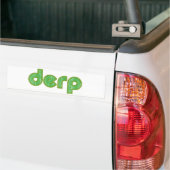 Derp 2 bumpersticker (Op Truck)