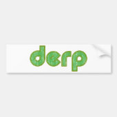 Derp 2 bumpersticker (Voorkant)