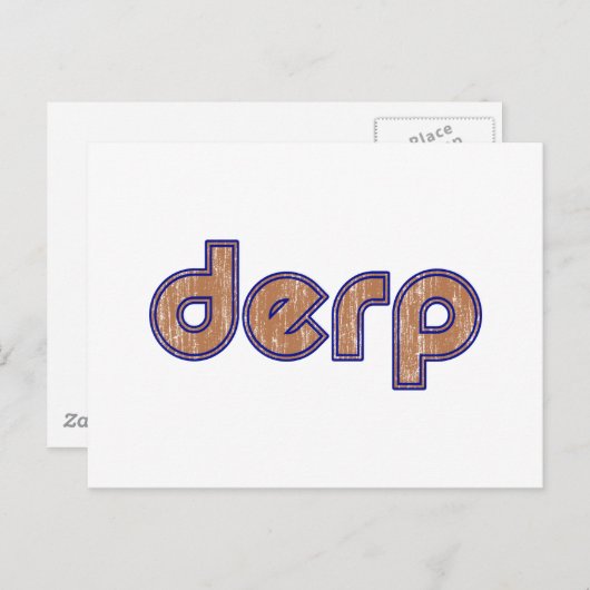 Derp 3 briefkaart (Voorkant / Achterkant)