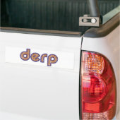 Derp 3 bumpersticker (Op Truck)