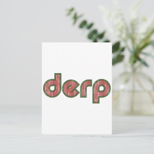 Derp 4 briefkaart (Staand voorkant)