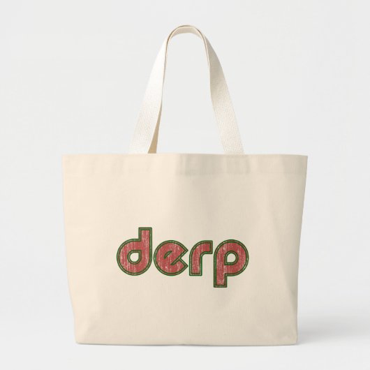 Derp 4 grote tote bag (Voorkant)