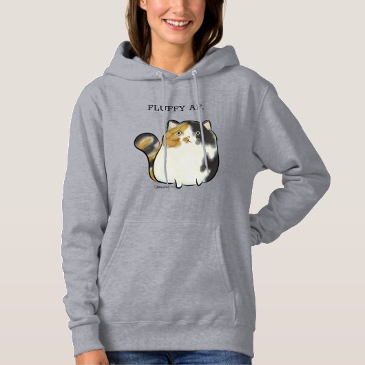 Derp cats sassy calico hoodie (Voorkant)