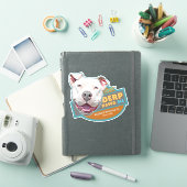 Derp Dog Beer Label Sticker (iPad Cover)