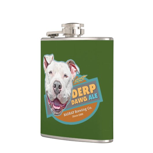 Derp Dog Flask Heupfles (Links)