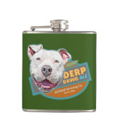 Derp Dog Flask Heupfles (Voorkant)