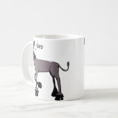 Derp Donkey grappige mok koffie (Voorkant links)