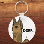 Derp - German Shepherd sleutelhanger (Voorkant)