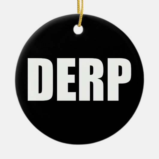 DERP KERAMISCH ORNAMENT (Voorkant)