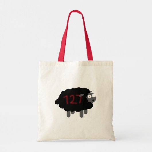 Derp Sheep Tote Bag (Achterkant)