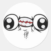 Derp-stickers Ronde Sticker (Voorkant)