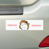 Derpina Bumpersticker (Op auto)