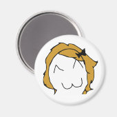 Derpina (Kitteh Smile) - Magneet (Voorkant / Achterkant)