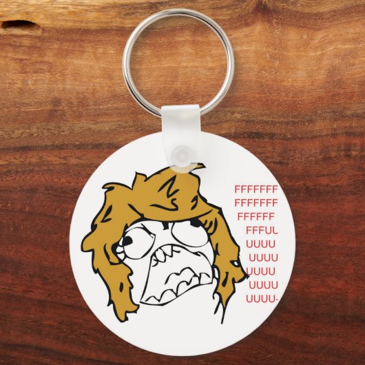 Derpina Rage Troll Sleutelhanger (Voorkant)