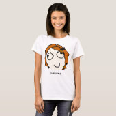 Derpina (Rode Shirt) Meme T-shirt (Voorkant volledig)