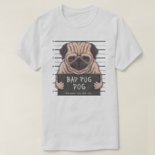 Derpy Bad Pug T-shirt