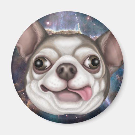 Derpy Chihuahua Magneet (Voorkant)