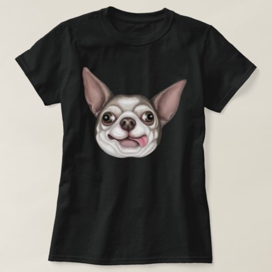 Derpy Chihuahua T-shirt (Design voorkant)