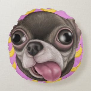 Derpy Chihuahuas Rond Kussen