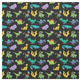 Derpy Dinosaurs patroon Stof