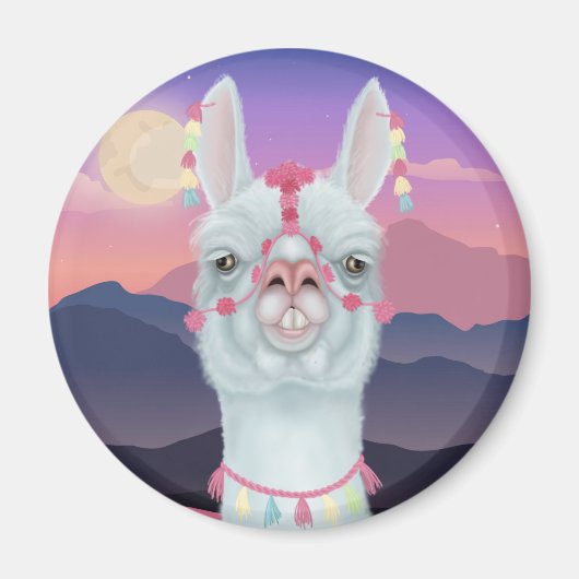 Derpy Llama Magneet (Voorkant)