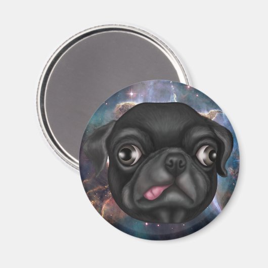 Derpy Pug Magneet (Voorkant / Achterkant)