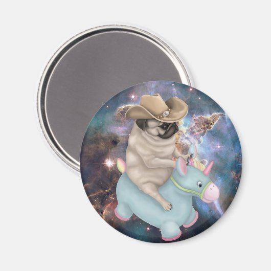 Derpy Pug Magneet (Voorkant / Achterkant)