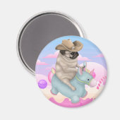 Derpy Pug Magnet (Voorkant / Achterkant)