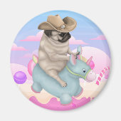 Derpy Pug Magnet (Voorkant)