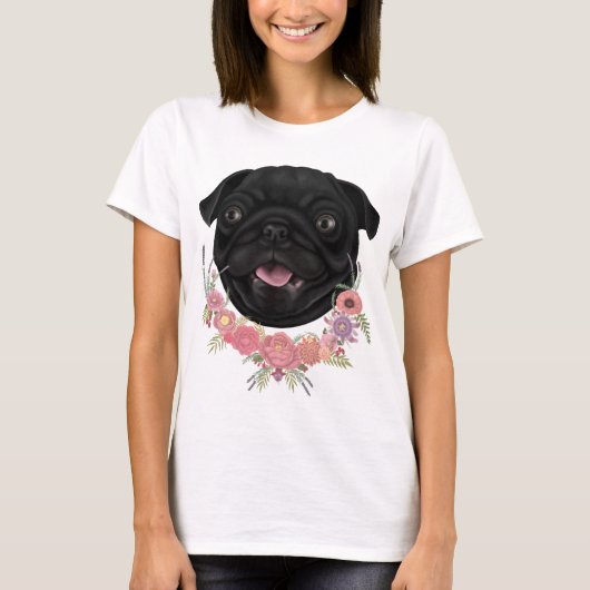 Derpy Pug T-shirt (Voorkant)