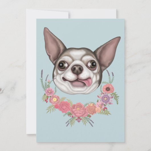 Derpy puppy bedankkaart (Achterkant)