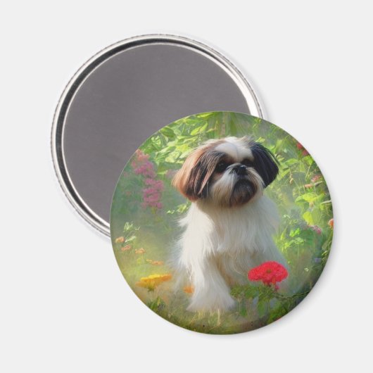 Derpy Shih Tzu Magnet (Voorkant / Achterkant)