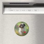 Derpy Shih Tzu Magnet (Insitu (Vaatwasser))