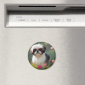 Derpy Shih Tzu Magnet (Insitu (Vaatwasser))