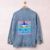 Derpy Tiger K Pop Denim Jas Jacket (Hangar)