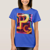 Derrick 3D Vibrance T-shirt" T-shirt (Voorkant)