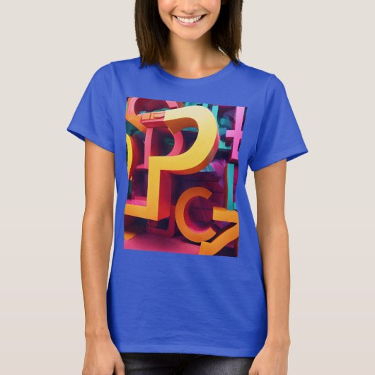 Derrick 3D Vibrance T-shirt" T-shirt (Voorkant)