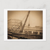 Derrick Car Loading Westchester Avenue Bronx NYC Briefkaart (Voorkant)