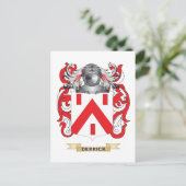 Derrick Coat of Arms Briefkaart (Staand voorkant)