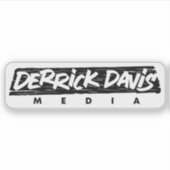 Derrick Davis Media - Sticker (Voorkant)