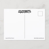Derrick Davis Media (Zwarte Logo) - Briefkaart (Achterkant)