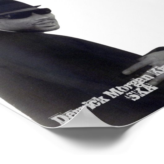 Derrick Morgan varkenspastei poster (Hoek)