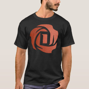 Derrick Roos Basketball Texture Logo Classic T-Shi T-shirt