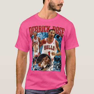 Derrick Roos MVP Chicago Basketbal Signature Vint T-shirt