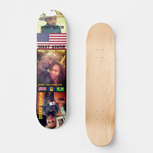 DERRY AUSTIN 2 7 3/4" Skateboard Deck (Voorkant)