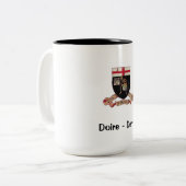 Derry Coat of Arms - Coffee-Mok Tweekleurige Koffiemok (Voorkant links)