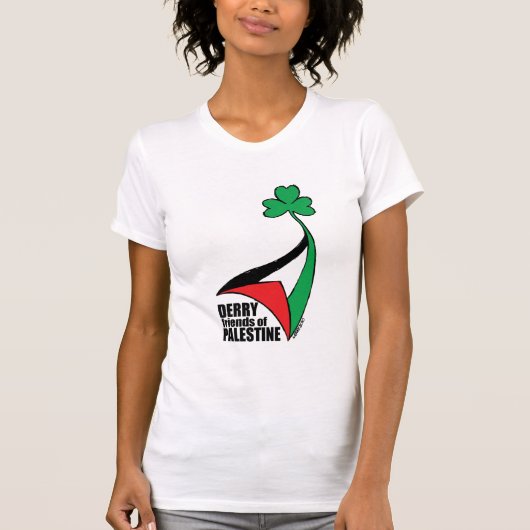 Derry Friends of Palestine T-shirt (Voorkant)