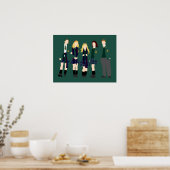 Derry Girls minamilistische kunst Poster (Keuken)