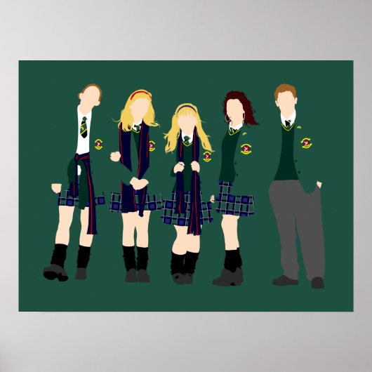 Derry Girls minamilistische kunst Poster (Voorkant)