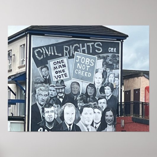 Derry/Londonderry Noord-Ierland De problemen Poster (Voorkant)